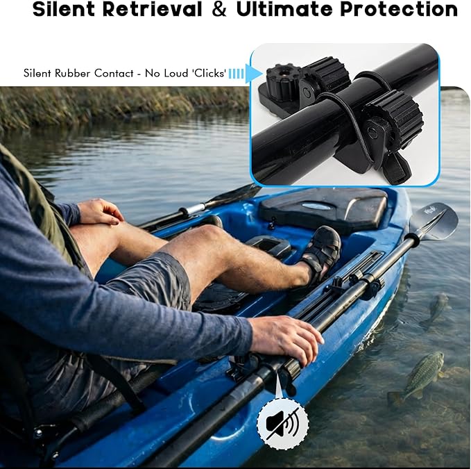 Fishing Kayak Cart - Support de pagaie pour kayak à