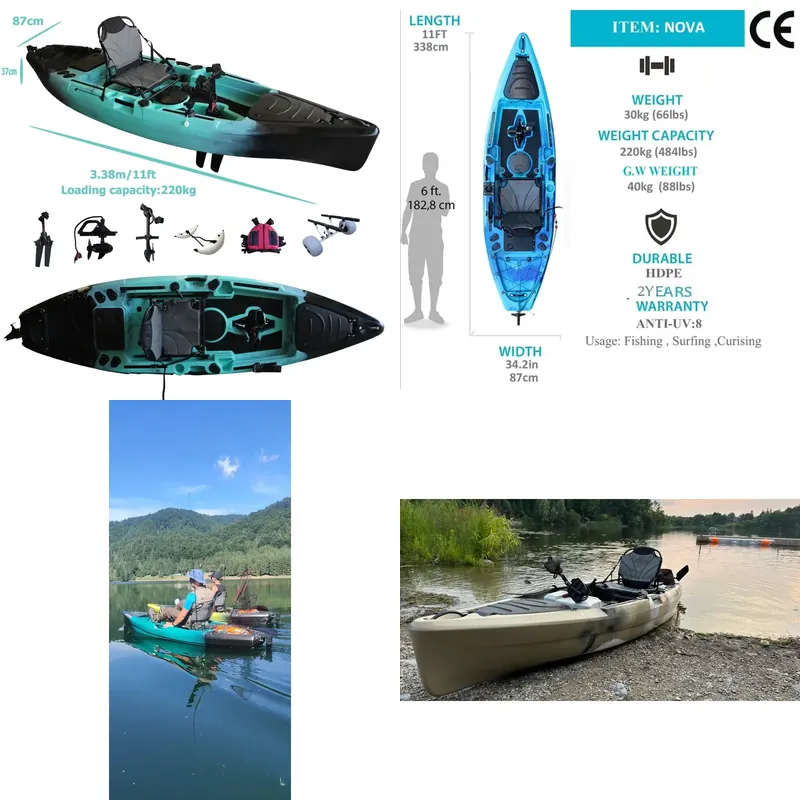 Kayak à pédales Flap Drive 11  - Fishing Kayak Sit In avis et prix
